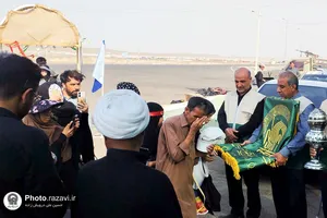 بازدید نماینده ولی فقیه در استان سیستان و بلوچستان از مواکب خدمت رسان در مرز میرجاوه