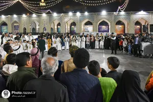 استقبال از ماه مبارک رمضان در حرم مطهر رضوی