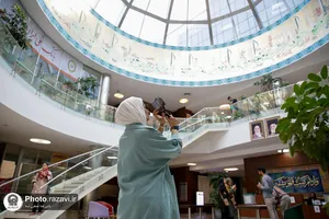 بازدید بانوان مهمان جشنواره &laquo;رسانه خورشید&raquo; از بیمارستان رضوی