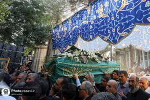 تشییع پیکر استاد محمود فرشچیان