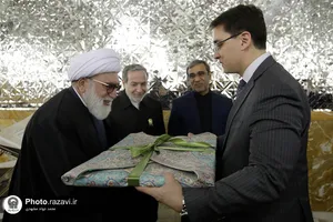 دیدار شرکت کنندگان بیست و هشتمین اجلاسیه سازمان اکو با تولیت آستان قدس رضوی-2