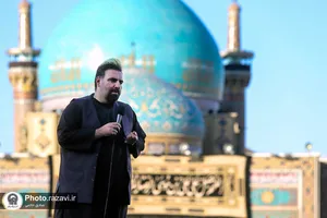 مراسم چهارپایه خوانی در حرم مطهر رضوی