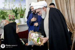 دیدار تولیت آستان قدس رضوی با خانواده شهدا و جانبازان در سرخس
