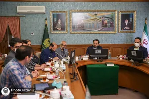نشست صمیمی قائم مقام با کارکنان مرکز فناوری اطلاعات آستان قدس رضوی
