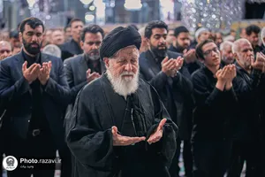 عزاداری روز عاشورای حسینی در حرم مطهر رضوی