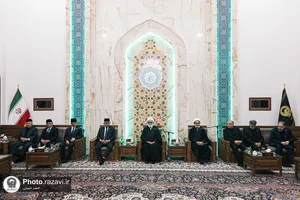 دیدار هیئت بلندپایه کشور اندونزی با تولیت آستان قدس رضوی