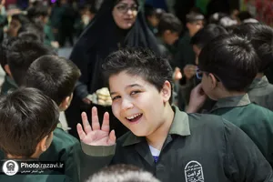 مراسم جشن میلاد امام رضا علیه&zwnj;السلام در مدارس مشهد