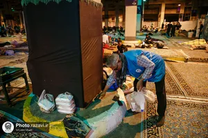 اسکان زائران دهه آخر صفر در پارکینگ&zwnj;های حرم مطهر