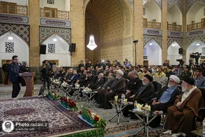 مراسم آغاز عملیات احداث رواق امیرالمومنین(علیه&zwnj;السلام)
