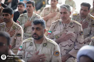 اهدا پرچم حرم مطهر امام حسین علیه السلام به آستان قدس رضوی