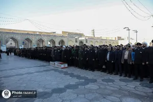 تشییع پیکر شهید حجت الاسلام سیدداوود بی&zwnj;طرف در مشهد