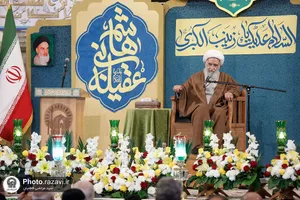 مراسم شب ولادت حضرت زینب(س) در حرم مطهر رضوی