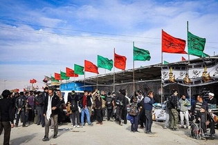 پذیرایی روزانه از ۷ هزار زائر اربعین در موکب رضوی آزادراه قزوین - زنجان