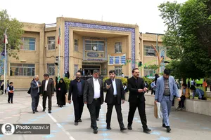 مراسم بزرگداشت هفته معلم در مدارس امام رضا(علیه&zwnj;السلام)