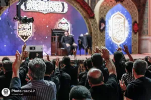 عزاداری هیئات مذهبی استان سمنان در حسینیه حرم