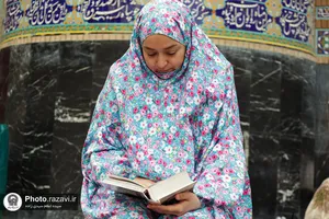 آیین معنوی اعتکاف در حرم مطهر رضوی-1