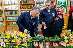 گل آرایی حرم حضرت معصومه سلام الله علیها