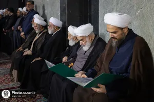 آئین بزرگداشت رهبر شهید انقلاب اسلامی در حرم مطهر رضوی