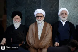 مراسم چهلم شهدای خدمت در حرم مطهر رضوی