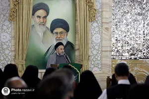 نکوداشت مقام معلم در حرم مطهر رضوی