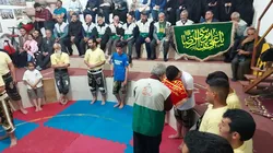 زورخانه آباده رنگ‌وبوی رضوی گرفت