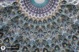 طراحی، ساخت و نصب مقرنس باب الهادی (علیه السلام)