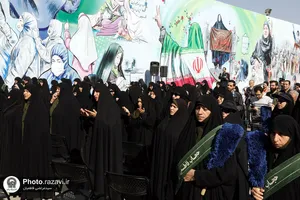رونمایی از دیوارنگاره بست شیخ بهایی با موضوع هویت زن مسلمان