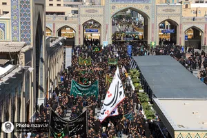 عزاداری روز شهادت امام رضا علیه&zwnj;السلام در حرم مطهر رضوی