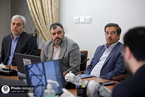 نشست صمیمی قائم مقام تولیت آستان قدس رضوی و شهردار مشهد