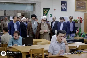 بازدید تولیت آستان قدس رضوی از کتابخانه مرکزی