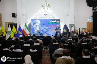 همایش بزرگ «فاتحان قدس، رهپویان مکتب خامنه‌ای» در حرم مطهر رضوی برگزار شد
