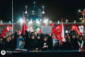 سومین شب مراسم بزرگداشت رهبر شهید انقلاب اسلامی از سوی رهبر معظم انقلاب
