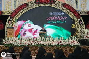 آیین معنوی &laquo;شیرخوارگان حسینی&raquo; در حرم مطهر رضوی