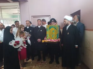تجدید میثاق مردم حاجی آباد هرمزگان با شهدا در سایه خورشید