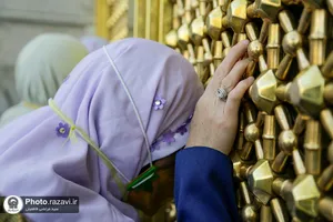 تشرف مددجویان موسسه خیریه توانبخشی همدم فتح المبین به حرم مطهر رضوی