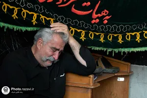 اجتماع عزاداران استان گلستان در حرم مطهر رضوی