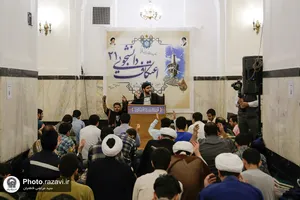 آخرین روز اعتکاف دانشجویی در حرم مطهر رضوی