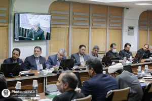 مراسم تکریم و معارفه مدیر خدمه حرم مطهر رضوی