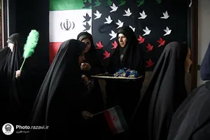 آیین نواختن زنگ مهر رضوی


