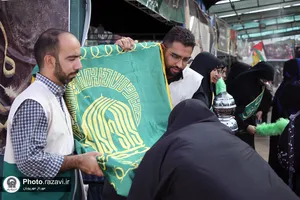 خدمت رسانی به زائران اربعین حسینی در مرز میرجاوه