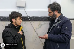 اعتکاف نوجوانان در حرم مطهر رضوی