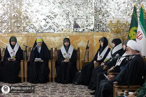 دیدار فعالان بسیج دانش&zwnj;آموزی شهرستان مشهد با تولیت آستان قدس رضوی