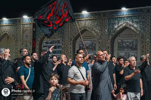 عزاداری زائران عرب&zwnj;زبان در حرم مطهر رضوی