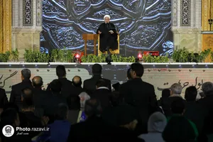 مراسم احیا شب بیست و یکم ماه مبارک رمضان در حرم مطهر رضوی - 1
