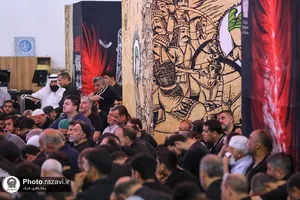 مقتل خوانی روز عاشورا ویژه زائران عرب زبان در حرم مطهر رضوی