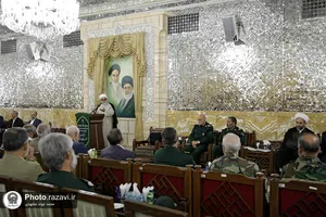 دیدار فرماندهان و پیشکسوتان دفاع مقدس با تولیت آستان قدس رضوی