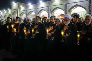 آئین شام غریبان شهادت امام رضا(ع) برگزار شد&nbsp;