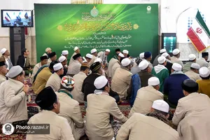 تشرف زائران اندونزیایی به حرم مطهر رضوی