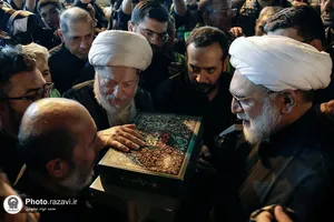 حضور تولیت آستان قدس رضوی در راهپیمایی اربعین