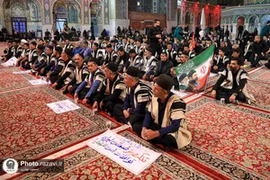 عزاداری سنتی شب ششم محرم در &laquo;حسینیه حرم&raquo;
